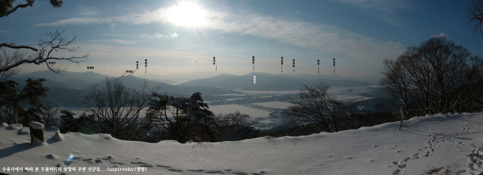 2012.12.30  운길산 예봉산 송년산길....