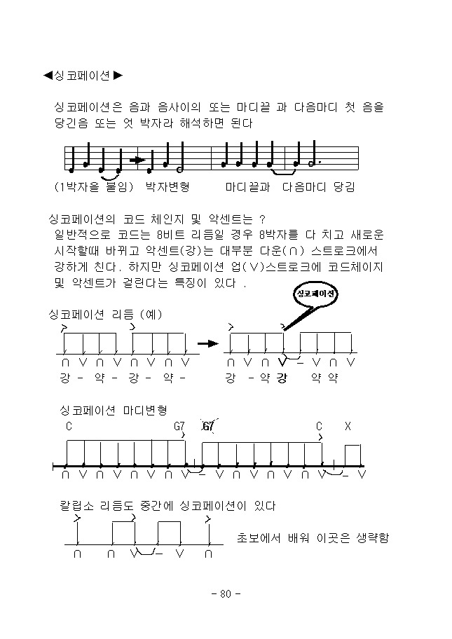 싱코페이션 이미지