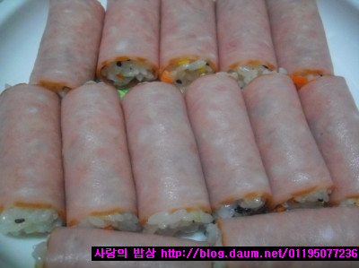 등산동호회 나선 남편기살린!야외용 김밥도시락세트>_