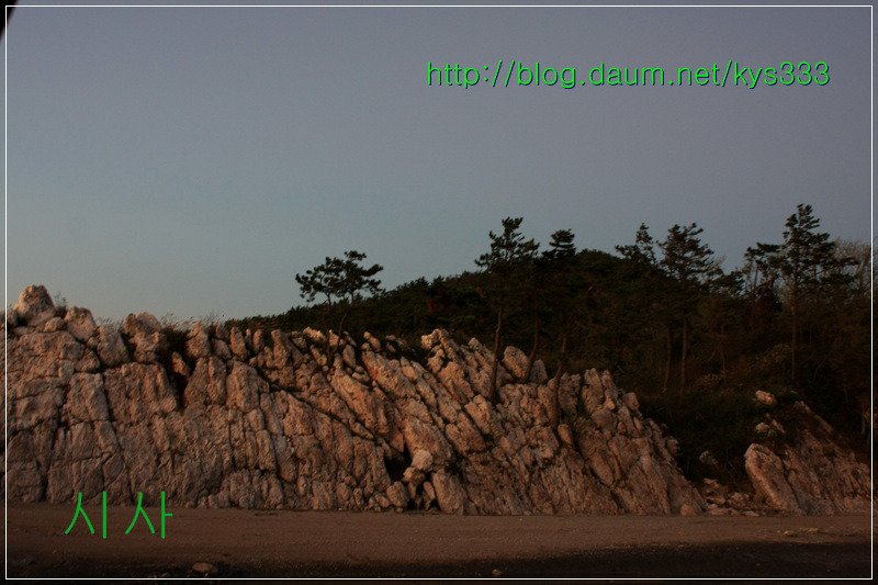 아름다운 일몰과 바닷가 풍경...2012년 11월.