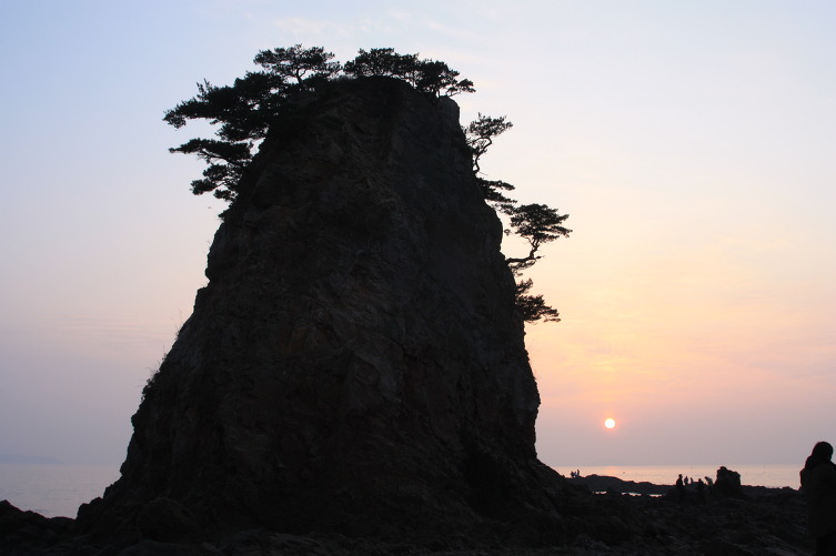 안면도 꽃지해수욕장의 일몰