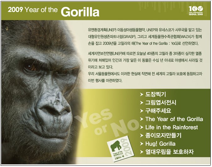  글로벌 캠페인 『2009년 ... 