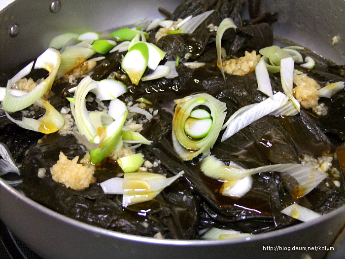 된장 깻잎찜