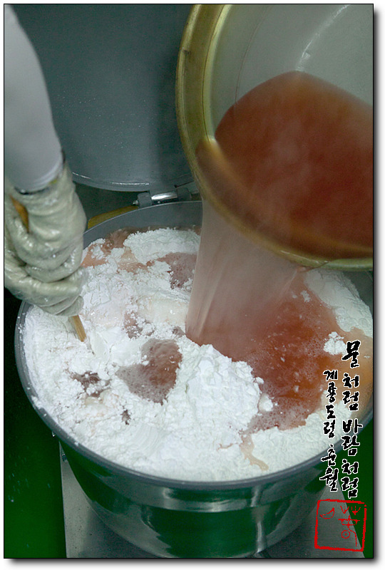 민들레떡 이미지