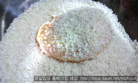 주말엔 아이와 함께 집에서 칼질을~~<갈릭포크커틀릿>