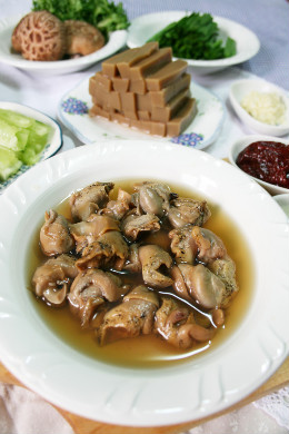 도토리묵 골뱅이무침