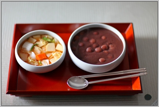 동지 팥죽 끓이기