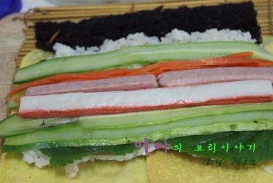 봄소풍가요~ 물방울 계란말이김밥