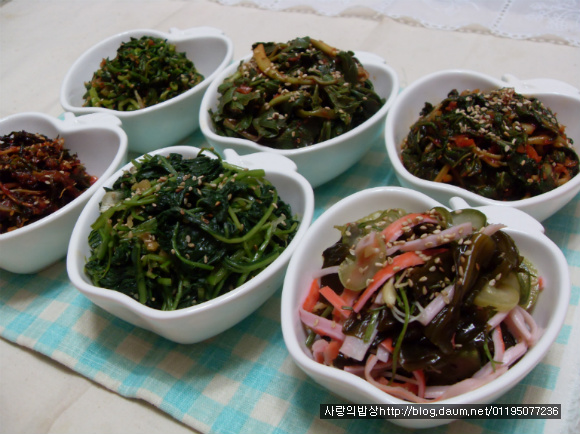 바쁜아침 반찬걱정은 끝! 6가지 환상의 봄나물 무침세트>_