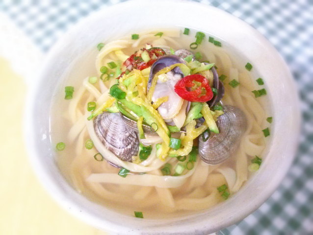 바지락손칼국수 이미지