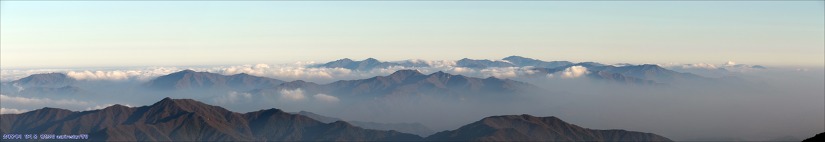 지리산 조망도