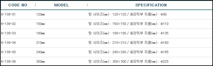 세라믹철망(무석면철망),CERAMIC WIRE GAUZE