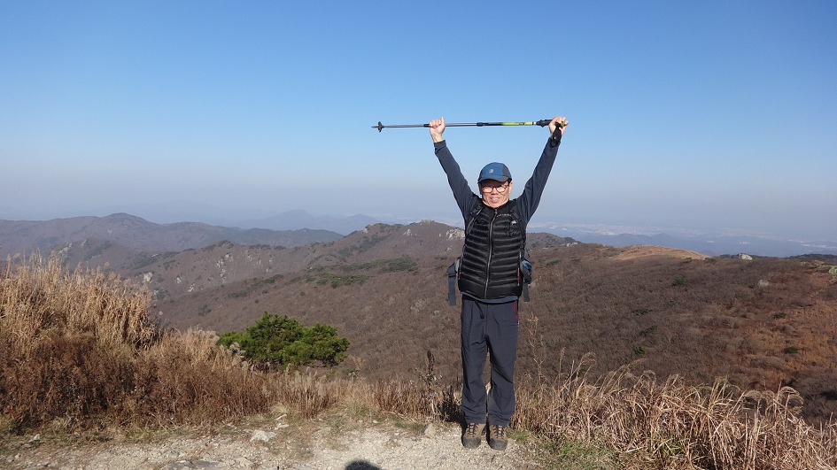 천성산 원효봉 억새가 반짝반짝