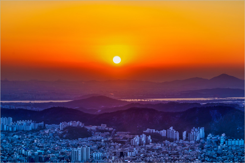 2017.12.31 삼각산 송년 해넘이 산길