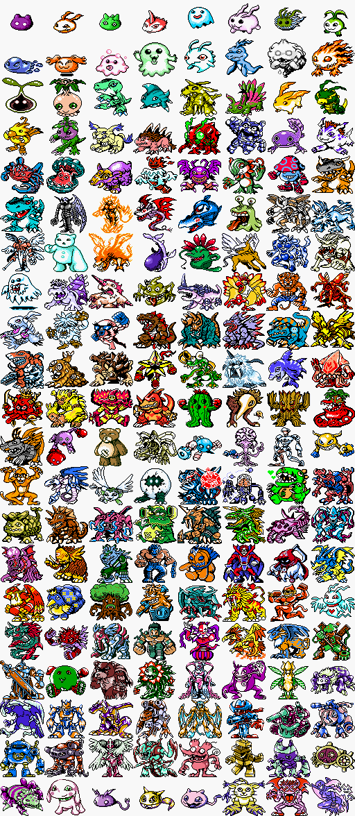 [Vast Fame]디지몬 배틀&어드벤처 도트(Digimon Battle&Adventure Sprite)