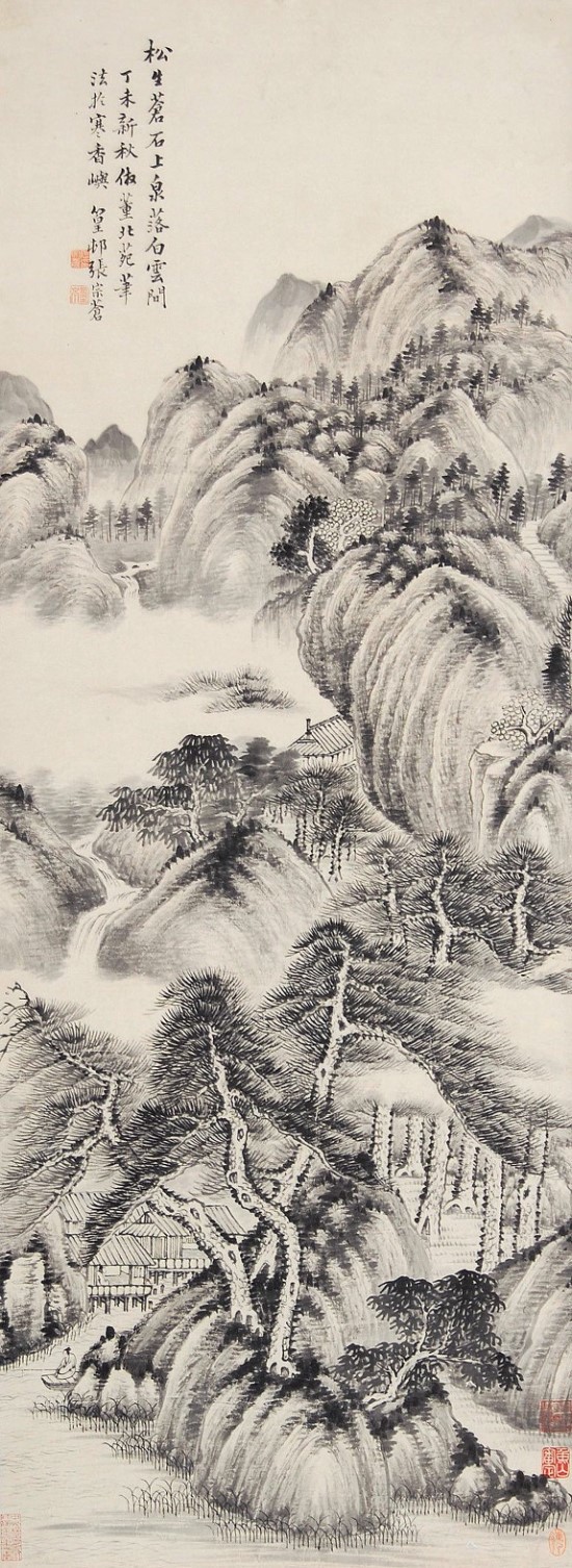 장종창(張宗蒼) 청대(淸代) 화가 그람 감상